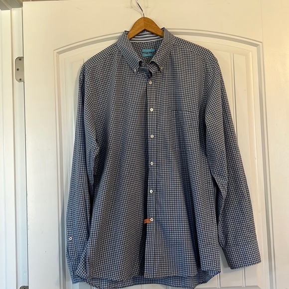 J McLaughlin Linen Button Down Shirt Size XL - Picture 1 of 6